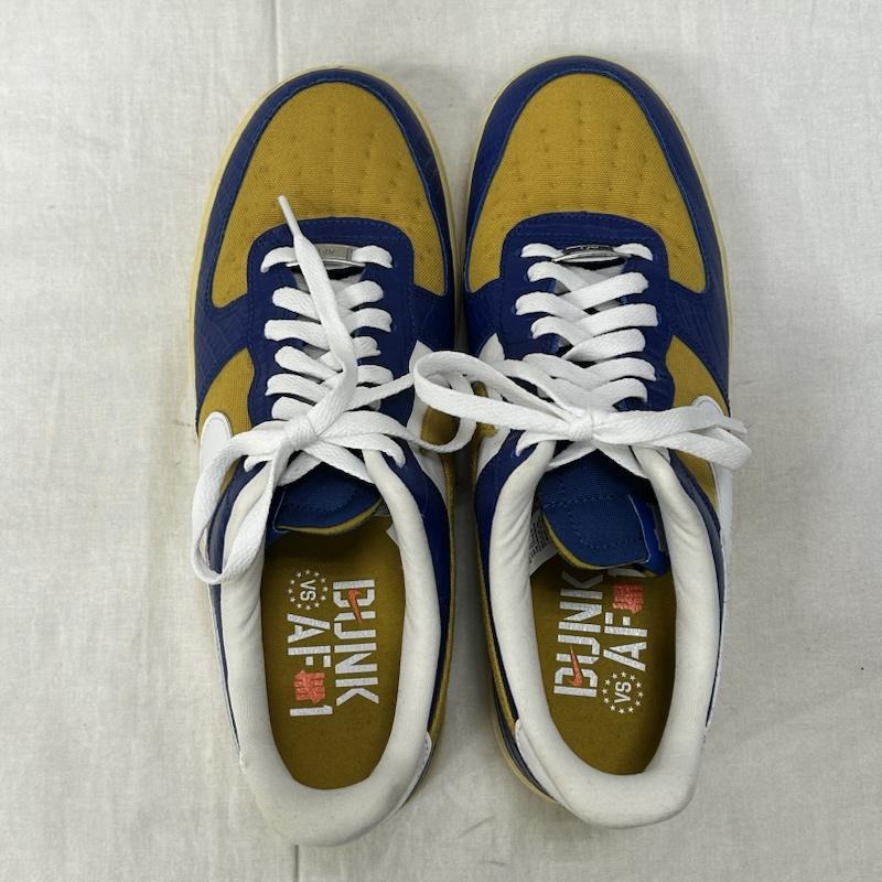 ナイキ NIKE スニーカー スニーカー dm8462-400 UNDEFEATED × Nike Air Force 1 Low 5 On It US9.5 / 27.5cm 27.5cm 青 / ブルー / blue X 黄 / イエロー / yellow X ベージュ / ベージュ / beige メンズ USED 古着 中古 50151757