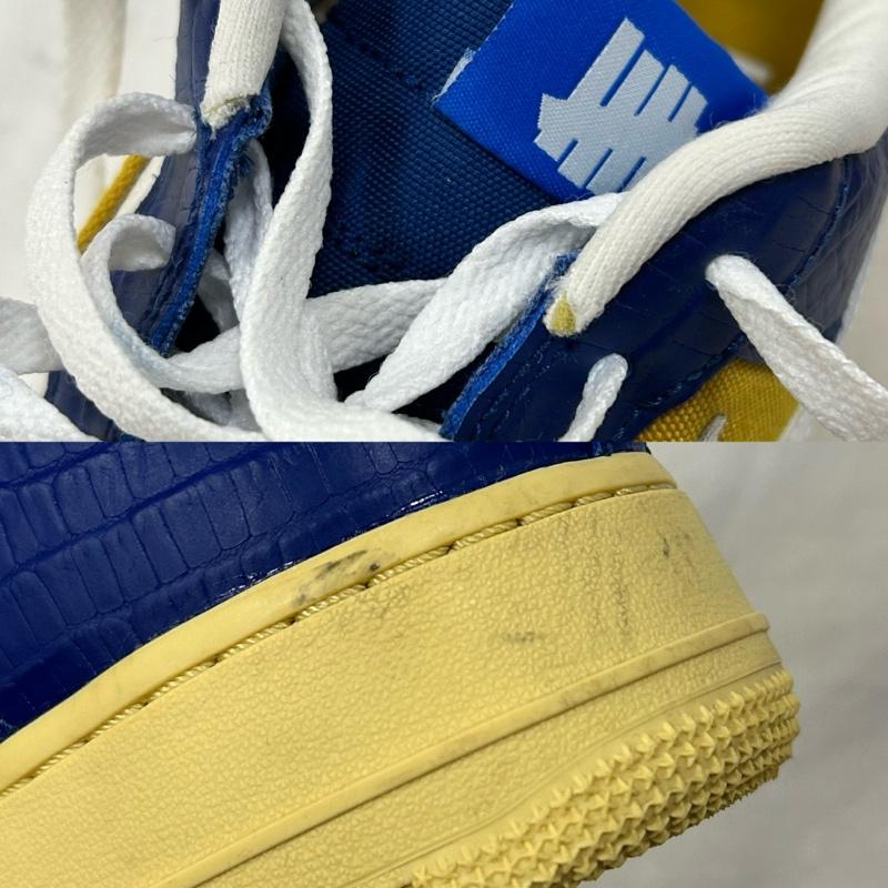 ナイキ NIKE スニーカー スニーカー dm8462-400 UNDEFEATED × Nike Air Force 1 Low 5 On It US9.5 / 27.5cm 27.5cm 青 / ブルー / blue X 黄 / イエロー / yellow X ベージュ / ベージュ / beige メンズ USED 古着 中古 50151757