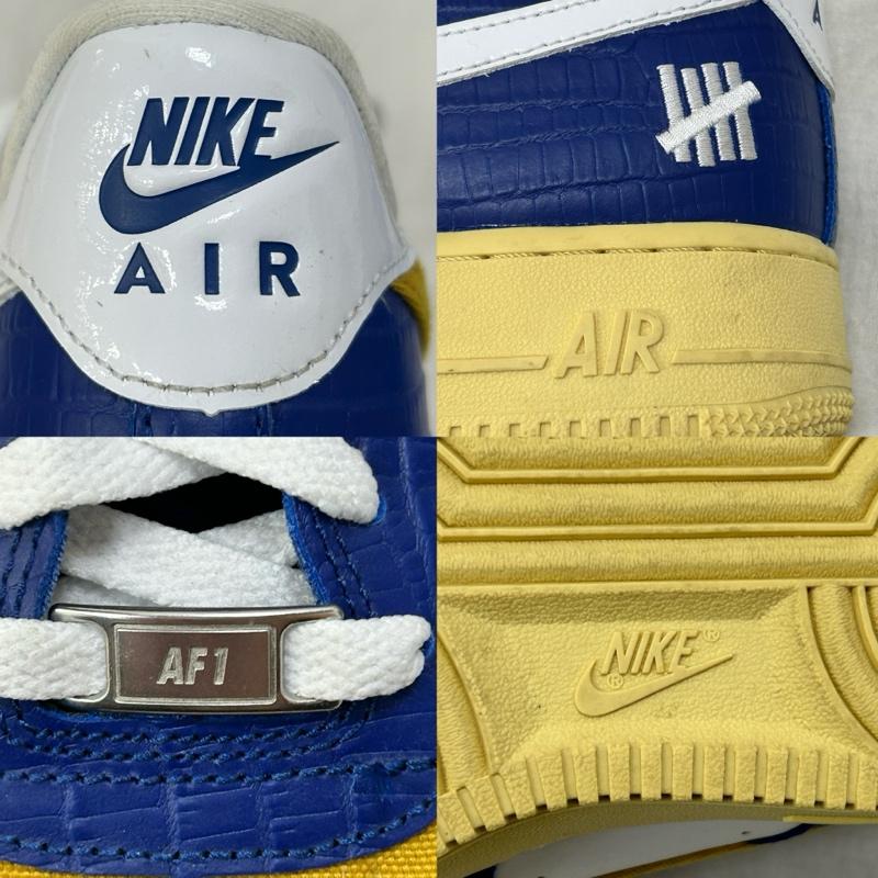 ナイキ NIKE スニーカー スニーカー dm8462-400 UNDEFEATED × Nike Air Force 1 Low 5 On It US9.5 / 27.5cm 27.5cm 青 / ブルー / blue X 黄 / イエロー / yellow X ベージュ / ベージュ / beige メンズ USED 古着 中古 50151757