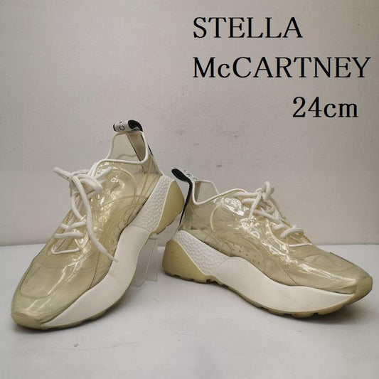 ステラマッカートニー STELLA McCARTNEY スニーカー スニーカー エクリプス クリア チャンキー ダッド スニーカー 38 24.0cm 透明 / クリア / レディース USED 古着 中古 50151760