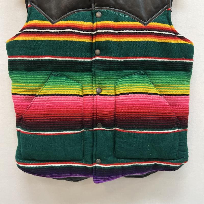 古着 USED ジャケット、上着 ダウンベスト AMERICANWEAR GMBH ネイティブ ボーダー 中綿ベスト M メンズ USED 古着 中古 50151774