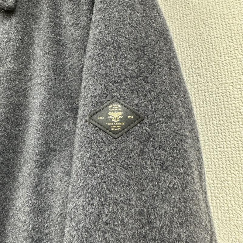 クライミー CRIMIE ジャケット、上着 ジャンパー、ブルゾン コンチョ ボタン メルトン ウール ジャケット M 灰 / グレー / gray メンズ USED 古着 中古 50151805