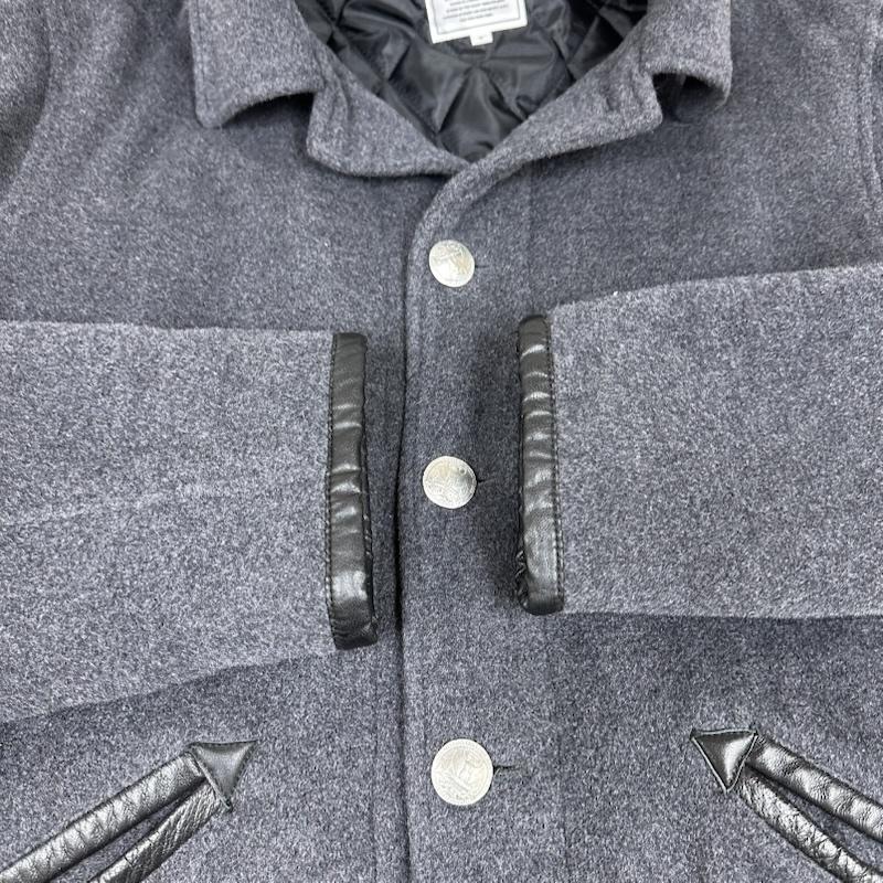 クライミー CRIMIE ジャケット、上着 ジャンパー、ブルゾン コンチョ ボタン メルトン ウール ジャケット M 灰 / グレー / gray メンズ USED 古着 中古 50151805