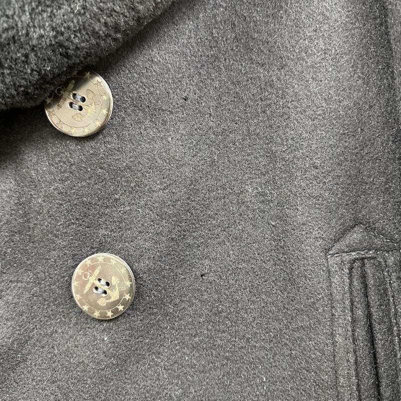 ショット schott コート コート一般 USA製 襟ボア P ピー コート p74285 S 黒 / ブラック / black メンズ USED 古着 中古 50151808