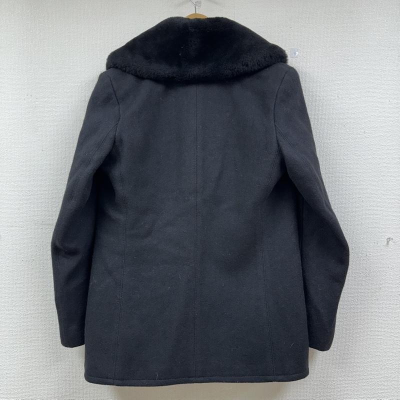 ショット schott コート コート一般 USA製 襟ボア P ピー コート p74285 S 黒 / ブラック / black メンズ USED 古着 中古 50151808