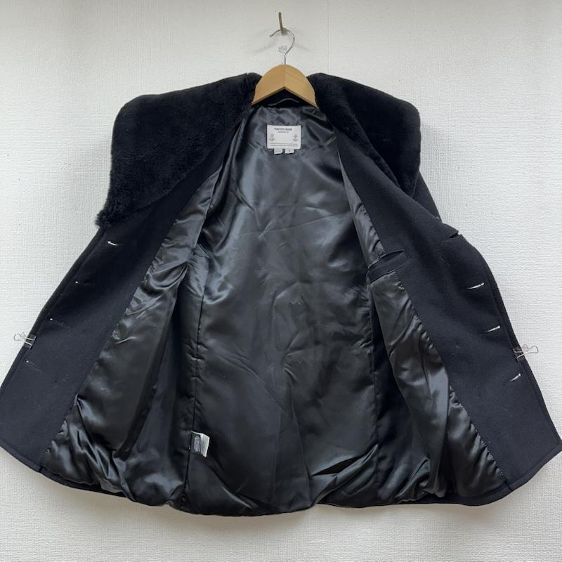 ショット schott コート コート一般 USA製 襟ボア P ピー コート p74285 S 黒 / ブラック / black メンズ USED 古着 中古 50151808