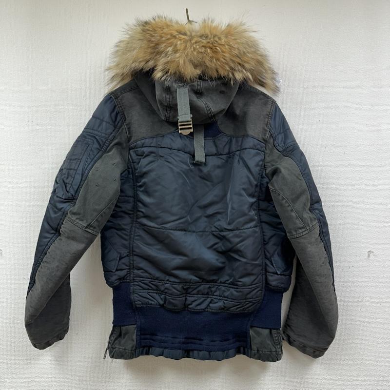 古着 USED ジャケット、上着 フライトジャケット XH3Hb ゲぺック B2nd N-2B MA-1 ドッキング ジャケット - 黒 / ブラック / black X 紺 / ネイビー / navy メンズ USED 古着 中古 50151811
