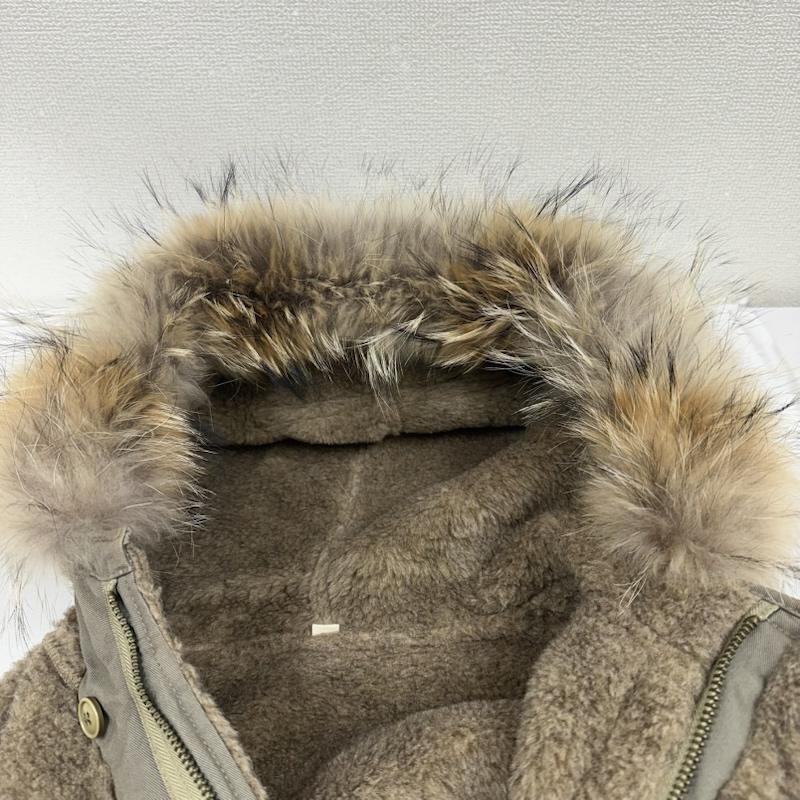 古着 USED ジャケット、上着 ジャンパー、ブルゾン WAIPER 米軍 U.S.ARMY M-43 パイルライナー フード ファー ボア ジャケット L 茶 / ブラウン / brown メンズ USED 古着 中古 50151820