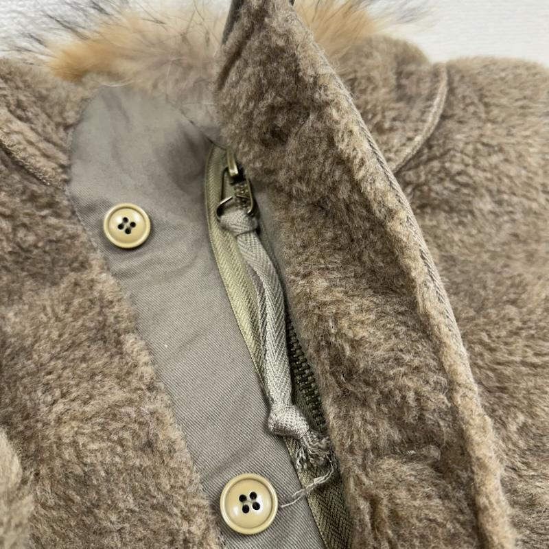 古着 USED ジャケット、上着 ジャンパー、ブルゾン WAIPER 米軍 U.S.ARMY M-43 パイルライナー フード ファー ボア ジャケット L 茶 / ブラウン / brown メンズ USED 古着 中古 50151820