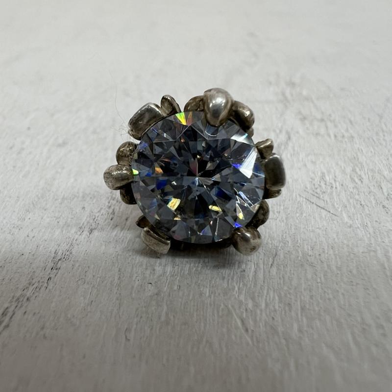 ロイヤル・オーダー ROYAL ORDER アクセサリー ピアス SILVER シルバー 925 ジルコニア ピアス - メンズ USED 古着 中古 50151828