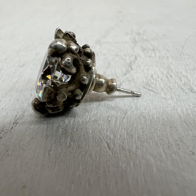 ロイヤル・オーダー ROYAL ORDER アクセサリー ピアス SILVER シルバー 925 ジルコニア ピアス - メンズ USED 古着 中古 50151828