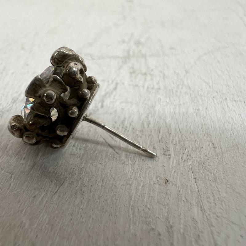 ロイヤル・オーダー ROYAL ORDER アクセサリー ピアス SILVER シルバー 925 ジルコニア ピアス - メンズ USED 古着 中古 50151828