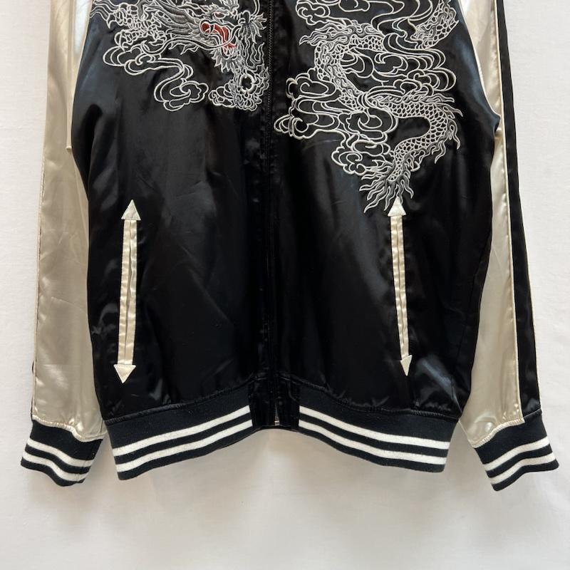 古着 USED ジャケット、上着 ジャンパー、ブルゾン 雅結 龍 和柄 刺繍 スカジャン M 黒 / ブラック / black メンズ USED 古着 中古 50151839