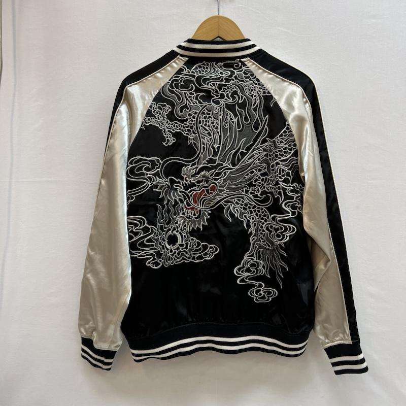 古着 USED ジャケット、上着 ジャンパー、ブルゾン 雅結 龍 和柄 刺繍 スカジャン M 黒 / ブラック / black メンズ USED 古着 中古 50151839