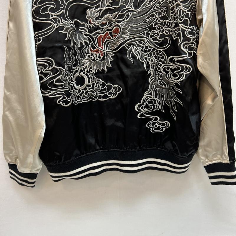 古着 USED ジャケット、上着 ジャンパー、ブルゾン 雅結 龍 和柄 刺繍 スカジャン M 黒 / ブラック / black メンズ USED 古着 中古 50151839
