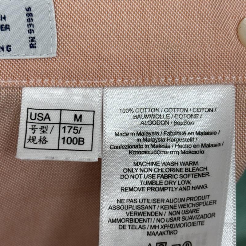 ブルックス ブラザーズ BROOKS BROTHERS シャツ、ブラウス 長袖 クレイジーパターン スーピマコットン ボタンダウン シャツ M メンズ USED 古着 中古 50151859