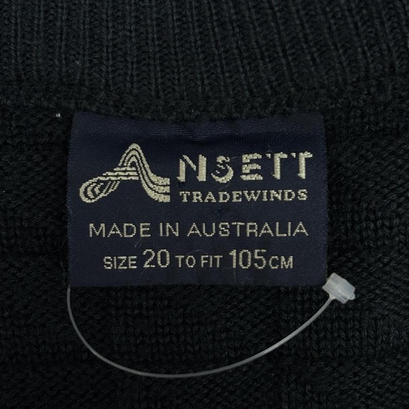 古着 USED ニット、セーター 長袖 ANSETT 90年代 ビンテージ オーストラリア製 アクリル ウール Vネック ニット セーター 90s VINTAGE - メンズ USED 古着 中古 50151863