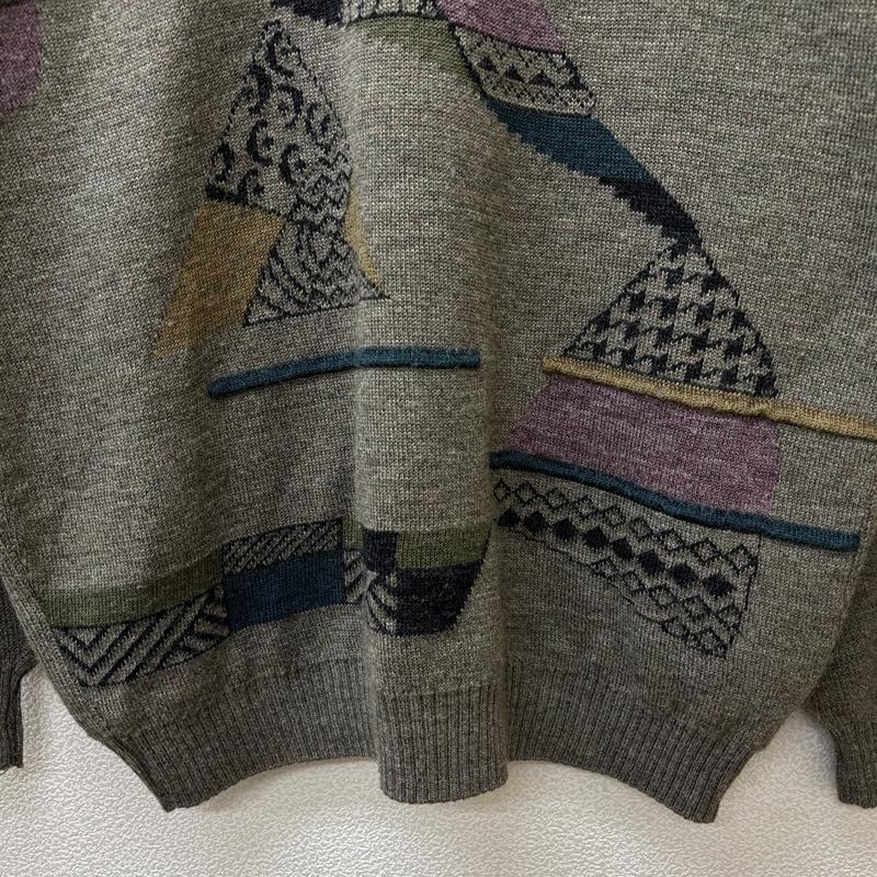 ロンドンフォグ LONDONFOG ニット、セーター 長袖 80-90年代 ビンテージ カナダ製 クルーネック ニット セーター 80s 90s VINTAGE L メンズ USED 古着 中古 50151867