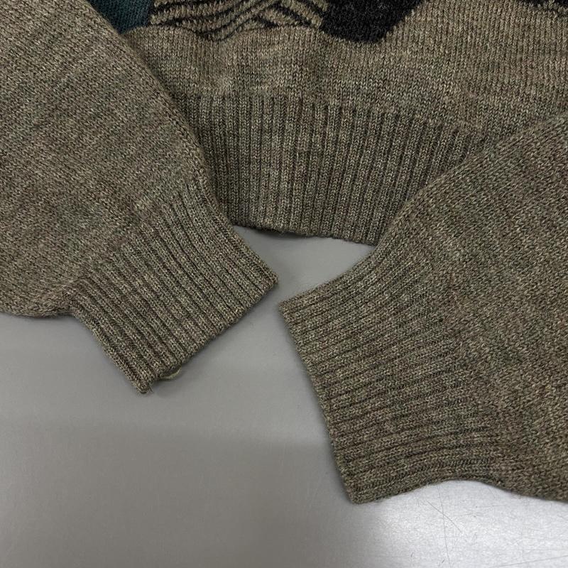 ロンドンフォグ LONDONFOG ニット、セーター 長袖 80-90年代 ビンテージ カナダ製 クルーネック ニット セーター 80s 90s VINTAGE L メンズ USED 古着 中古 50151867