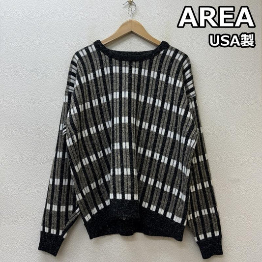 古着 USED ニット、セーター 長袖 AREA USA製 ビンテージ ビッグサイズ クルーネック アクリル ニット セーター XL メンズ USED 古着 中古 50151870