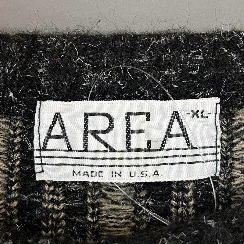 古着 USED ニット、セーター 長袖 AREA USA製 ビンテージ ビッグサイズ クルーネック アクリル ニット セーター XL メンズ USED 古着 中古 50151870