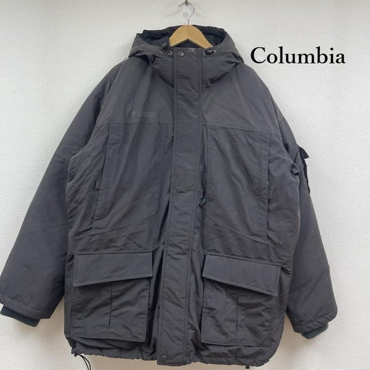 コロンビア Columbia ジャケット、上着 ダウンジャケット フル ジップ アップ ダウン コート ジャケット sm5195 XL ダークブラウン / ダークブラウン / メンズ USED 古着 中古 50151888