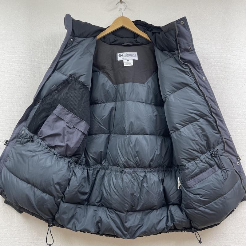 コロンビア Columbia ジャケット、上着 ダウンジャケット フル ジップ アップ ダウン コート ジャケット sm5195 XL ダークブラウン / ダークブラウン / メンズ USED 古着 中古 50151888