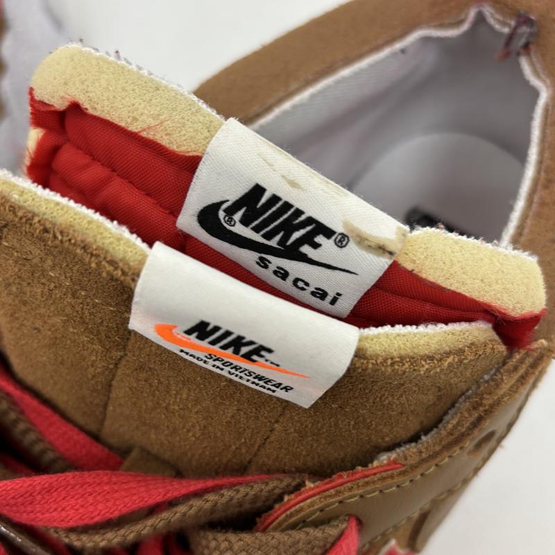 ナイキ NIKE シューズ シューズ NIKE × Sacai サカイ コラボ ブレザー ロー スニーカー DD1877-200 26.5cm メンズ USED 古着 中古 50151893