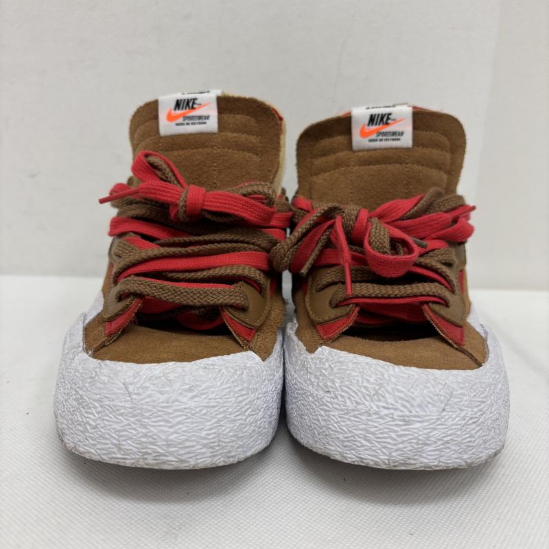 ナイキ NIKE シューズ シューズ NIKE × Sacai サカイ コラボ ブレザー ロー スニーカー DD1877-200 26.5cm メンズ USED 古着 中古 50151893