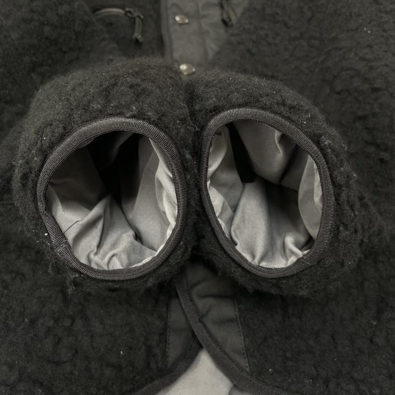 ザノースフェイス THE NORTH FACE トップス トップス パープルレーベル ウール ボア フリース フィルド カーディガン GORE-TEX ゴアテックス 2WAY NA2250N L ワンポイント X ロゴ、文字 X 刺繍 黒 / ブラック / black X 白 / ホワイト / white メンズ USED 古着 中古 50151911