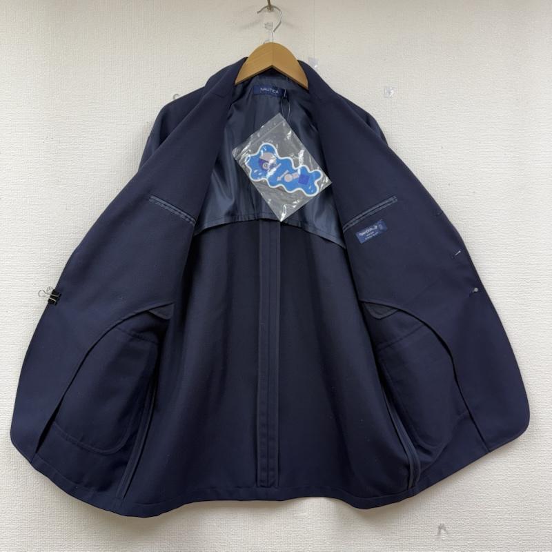 ノーティカ NAUTICA ジャケット、上着 ジャケット、ブレザー 3B 金ボタン ブレザー テーラード ジャケット ワッペン付き 221-1528 M 紺 / ネイビー / navy メンズ USED 古着 中古 50151918