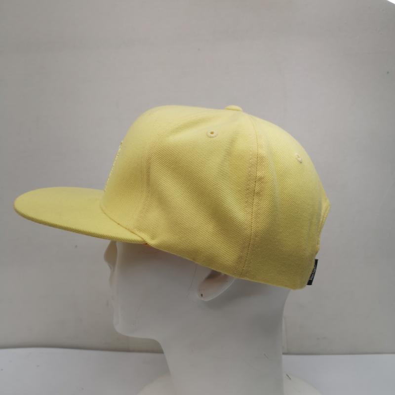 ステューシー STUSSY ウェア ウェア Snapback Cap ストック ロゴ 刺繍 スナップ バック ベースボール キャップ 黄 / イエロー / yellow メンズ USED 古着 中古 50151919