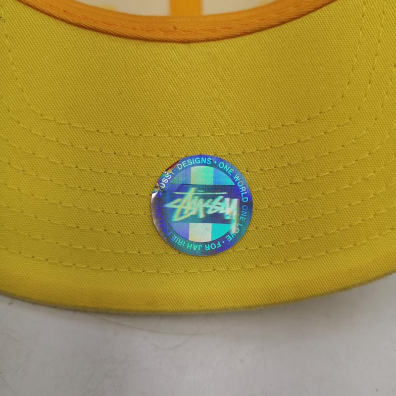 ステューシー STUSSY ウェア ウェア Snapback Cap ストック ロゴ 刺繍 スナップ バック ベースボール キャップ 黄 / イエロー / yellow メンズ USED 古着 中古 50151919
