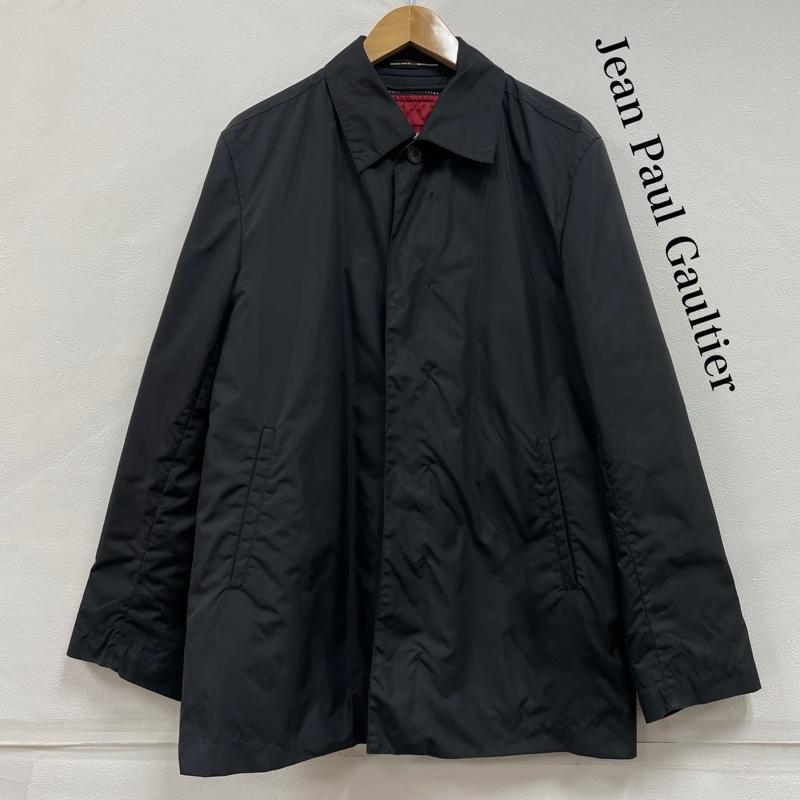ジャンポールゴルチエ Jean Paul Gaultier トップス トップス HOMME オム ステンカラー ナイロン コート ジャケット 着脱ライナー 裏 キルティング 46 無地 黒 / ブラック / black X えんじ / ワインレッド / dark red メンズ USED 古着 中古 50151921