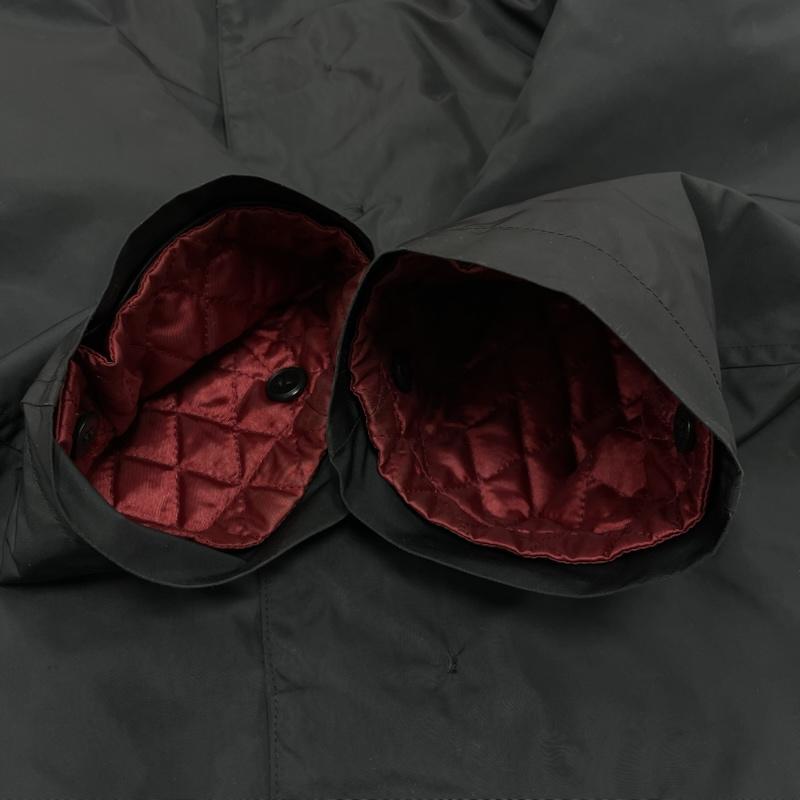 ジャンポールゴルチエ Jean Paul Gaultier トップス トップス HOMME オム ステンカラー ナイロン コート ジャケット 着脱ライナー 裏 キルティング 46 無地 黒 / ブラック / black X えんじ / ワインレッド / dark red メンズ USED 古着 中古 50151921