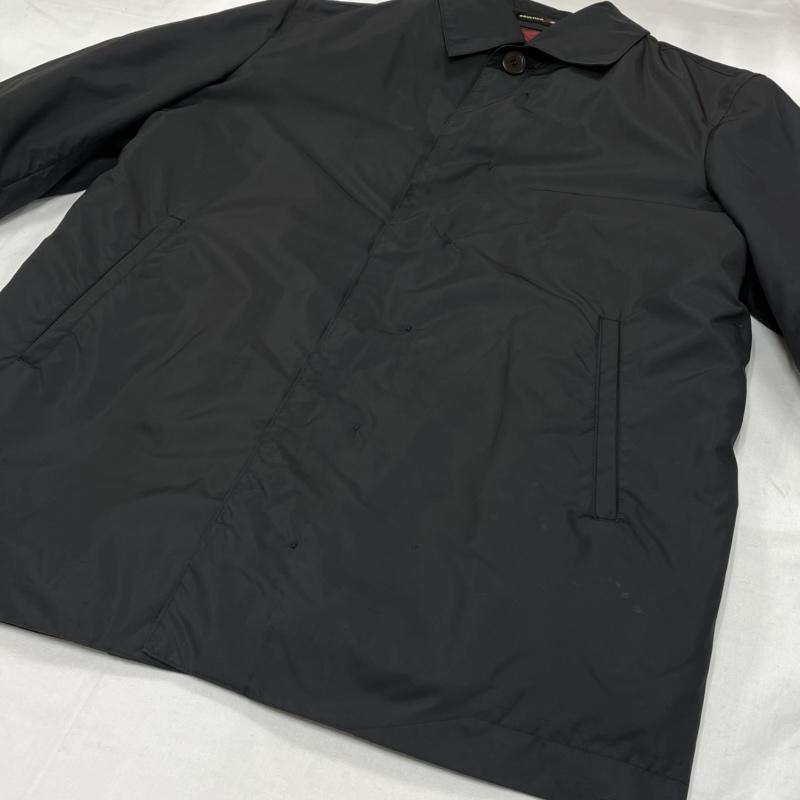 ジャンポールゴルチエ Jean Paul Gaultier トップス トップス HOMME オム ステンカラー ナイロン コート ジャケット 着脱ライナー 裏 キルティング 46 無地 黒 / ブラック / black X えんじ / ワインレッド / dark red メンズ USED 古着 中古 50151921