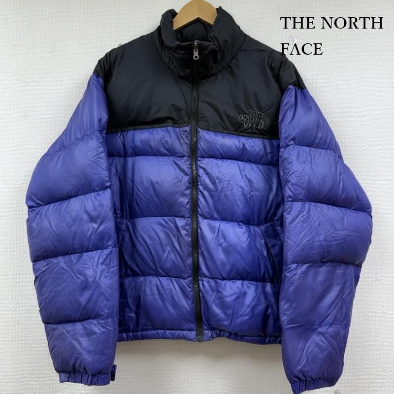 ザノースフェイス THE NORTH FACE ジャケット、上着 ジャンパー、ブルゾン ヌプシ ダウン ジャケット 700フィル フルジップ 黒 / ブラック / black X 紫 / パープル / purple メンズ USED 古着 中古 50151949