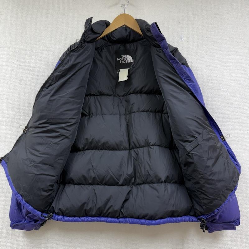 ザノースフェイス THE NORTH FACE ジャケット、上着 ジャンパー、ブルゾン ヌプシ ダウン ジャケット 700フィル フルジップ 黒 / ブラック / black X 紫 / パープル / purple メンズ USED 古着 中古 50151949