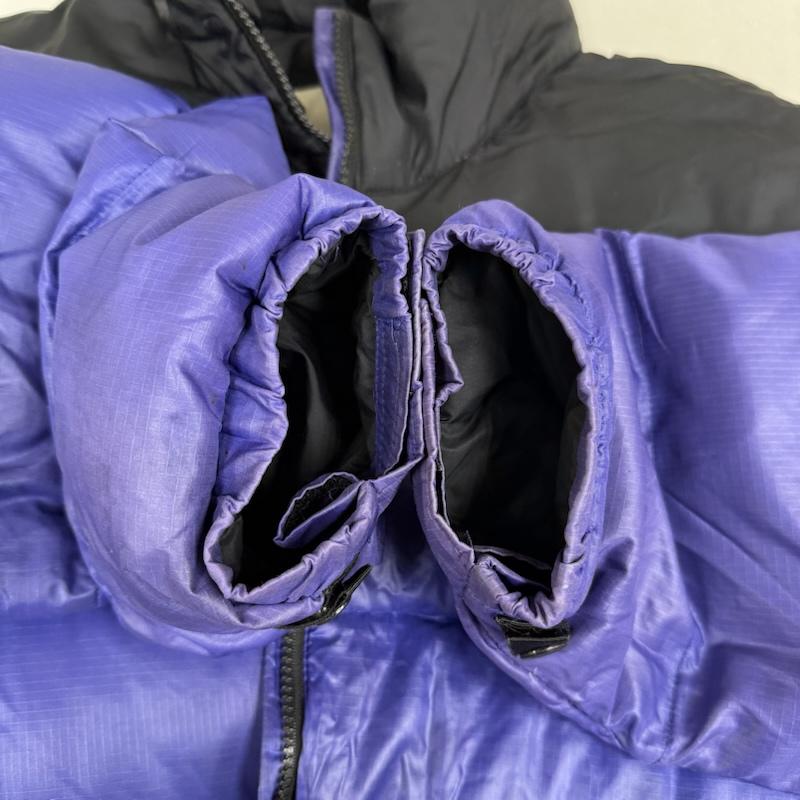ザノースフェイス THE NORTH FACE ジャケット、上着 ジャンパー、ブルゾン ヌプシ ダウン ジャケット 700フィル フルジップ 黒 / ブラック / black X 紫 / パープル / purple メンズ USED 古着 中古 50151949