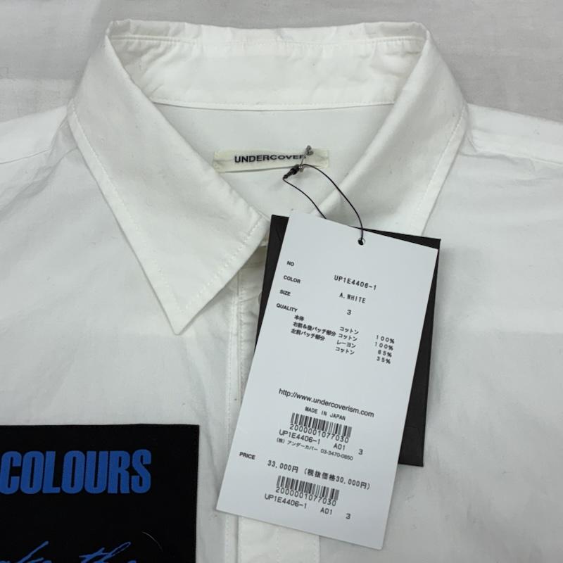アンダーカバー UNDERCOVER シャツ、ブラウス 長袖 25ss コットン タイプライター パッチワーク シャツ UP1E4406-01 3 メンズ USED 古着 中古 50151975