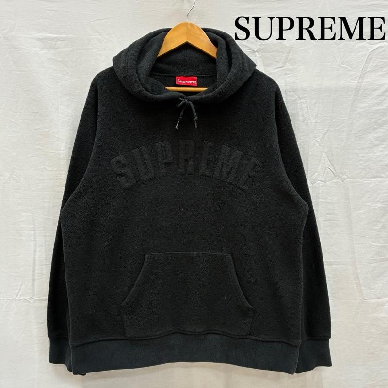 シュプリーム Supreme パーカー 長袖 18AW Polartec ポーラテック プルオーバー フリース パーカー アーチロゴ M メンズ USED 古着 中古 50151978