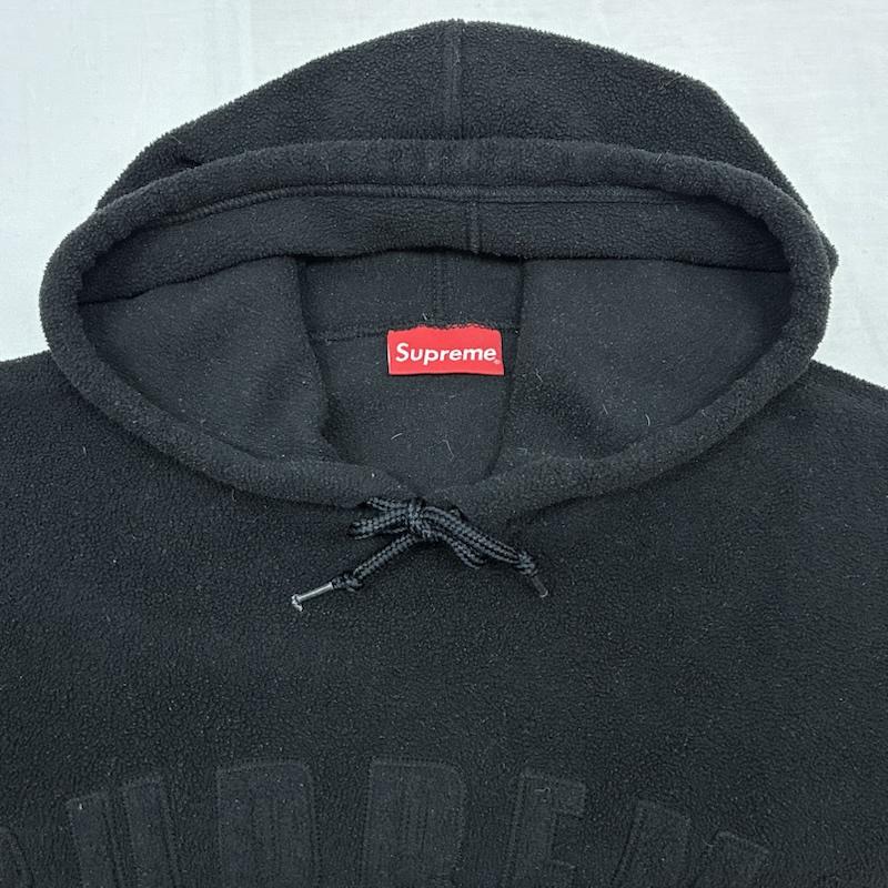 シュプリーム Supreme パーカー 長袖 18AW Polartec ポーラテック プルオーバー フリース パーカー アーチロゴ M メンズ USED 古着 中古 50151978
