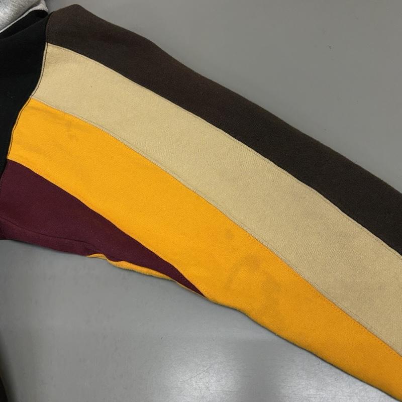 古着 USED トップス トップス PENNANT ロゴ プリント クレイジーパターン プルオーバー フーディ スウェット パーカー L ストライプ マルチカラー / マルチカラー / multicolor メンズ USED 古着 中古 50152002