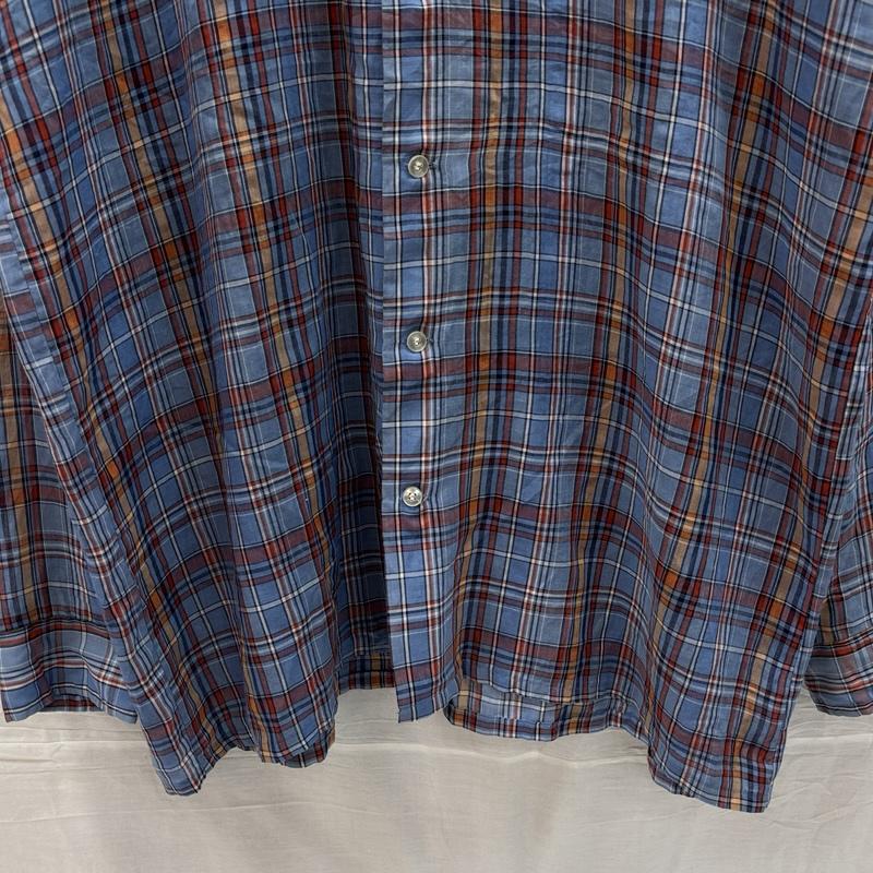 ディーシー DEECEE トップス トップス 70-80年代 ビンテージ USA製 ビッグサイズ チェック柄 長袖 ボックス シャツ 70s 80s VINTAGE XL チェック メンズ USED 古着 中古 50152007