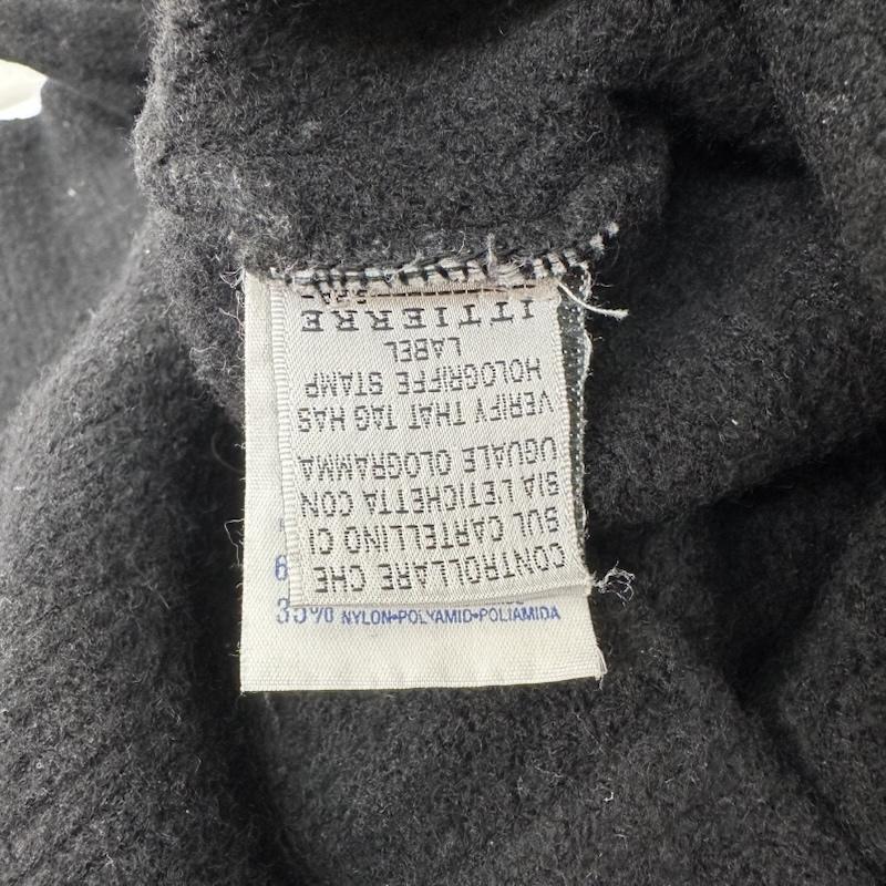 ヴェルサーチジーンズクチュール VERSACE JEANS COUTURE トップス トップス ロゴ 刺繍 ハーフ ジップ ニット M 黒 / ブラック / black メンズ USED 古着 中古 50152014