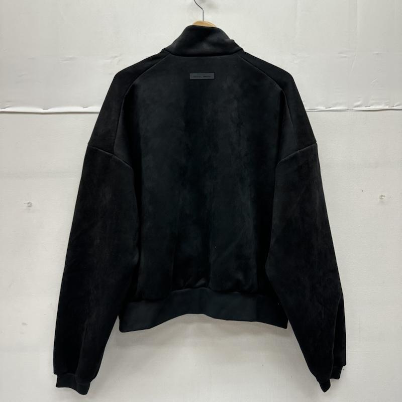 エッセンシャルズ ESSENTIALS ジャケット、上着 ジャンパー、ブルゾン ベロア トラック ジャケット M 黒 / ブラック / black メンズ USED 古着 中古 50152015