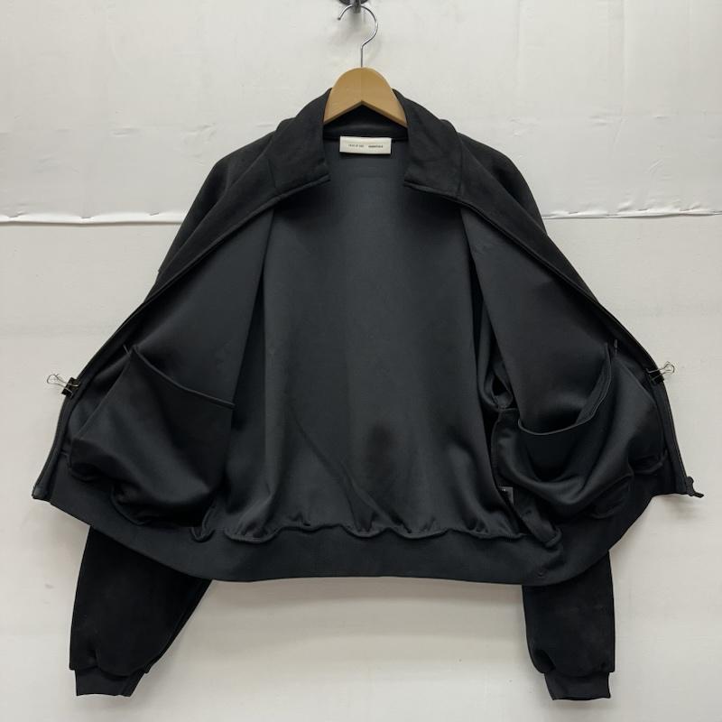 エッセンシャルズ ESSENTIALS ジャケット、上着 ジャンパー、ブルゾン ベロア トラック ジャケット M 黒 / ブラック / black メンズ USED 古着 中古 50152015