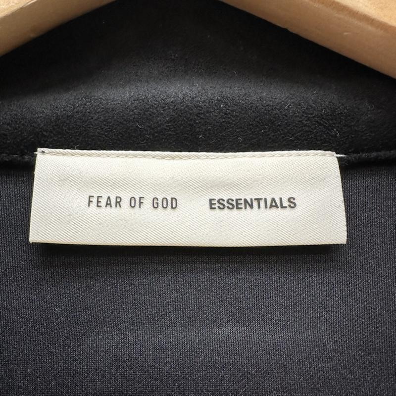 エッセンシャルズ ESSENTIALS ジャケット、上着 ジャンパー、ブルゾン ベロア トラック ジャケット M 黒 / ブラック / black メンズ USED 古着 中古 50152015