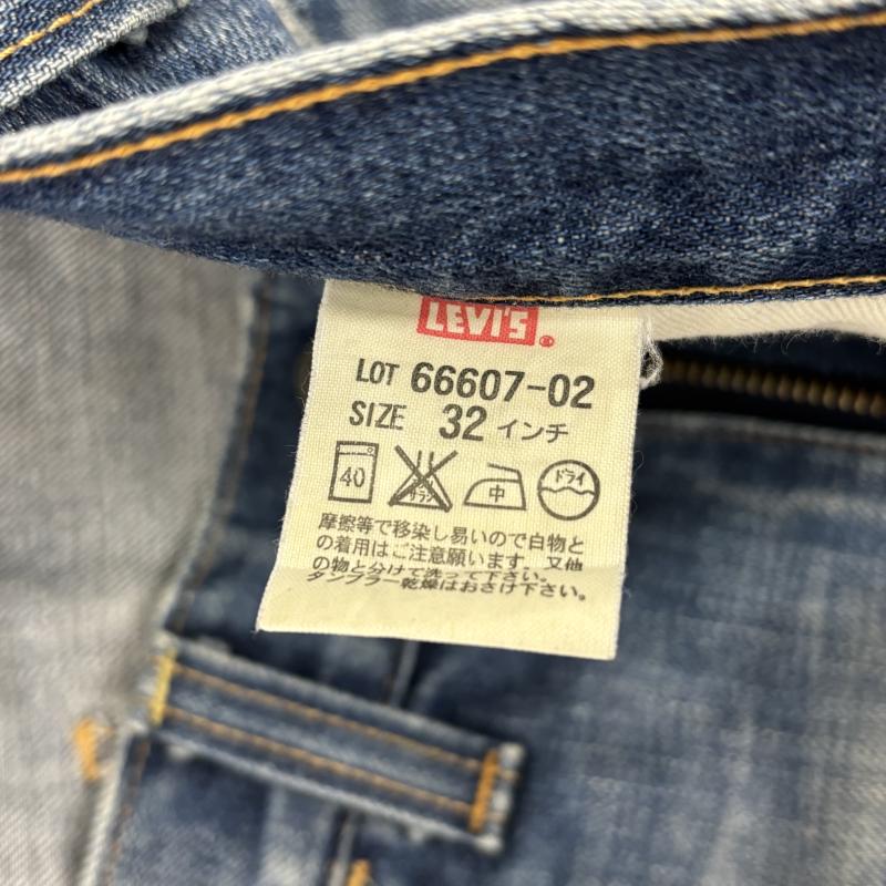 リーバイス・ビンテージ・クロージング LEVI S VINTAGE CLOTHING ボトムス ボトムス デニムパンツ 1996モデル 復刻 BIG E ビッグE TALON 66607-02 ブーツカット 32インチ メンズ USED 古着 中古 50152025