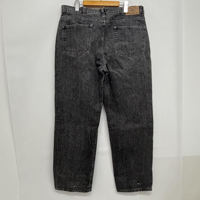エディーバウアー Eddie Bauer ボトムス ボトムス ブラックデニム ジーンズ 90s 黒タグ ルーズテーパード 米国製 38インチ メンズ USED 古着 中古 50152028